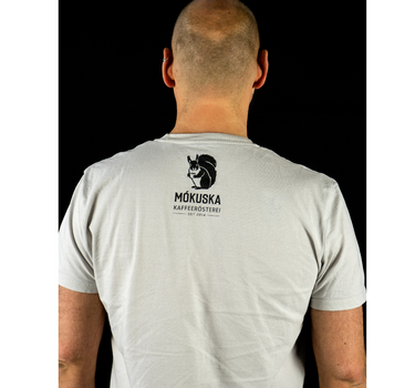 T-Shirt Boys (White) Mókuska Kaffeerösterei Rückseite