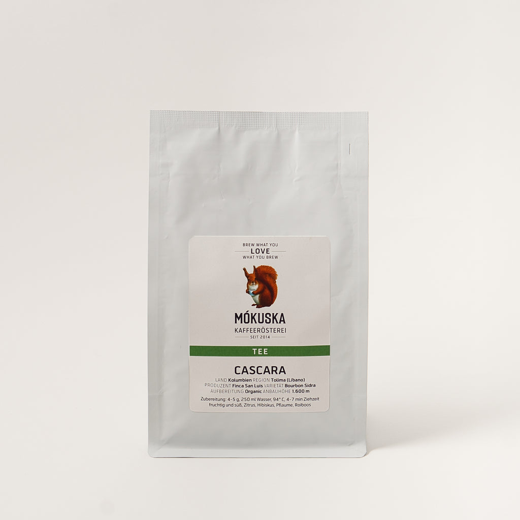 Tee aus Kaffeekirschen Cascara 250 g Mókuska Kaffeerösterei